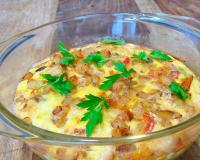 Chicken and Vegetables Frittata Recipe