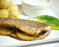 Fried Trout with Dill and Lemon Recipe
