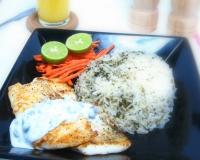 Pan Fried Fish with Dill Rice Recipe