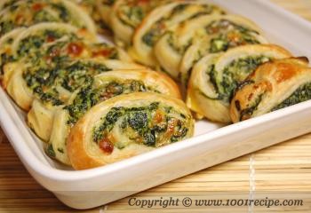 Spinach and Cheese Swirl
